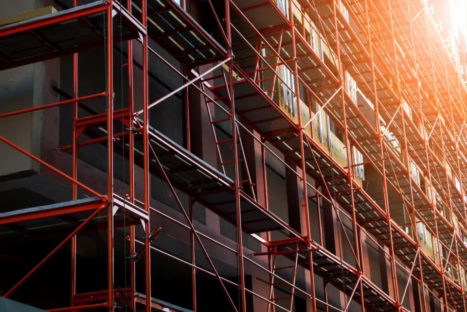 Scaffolding at Dusk